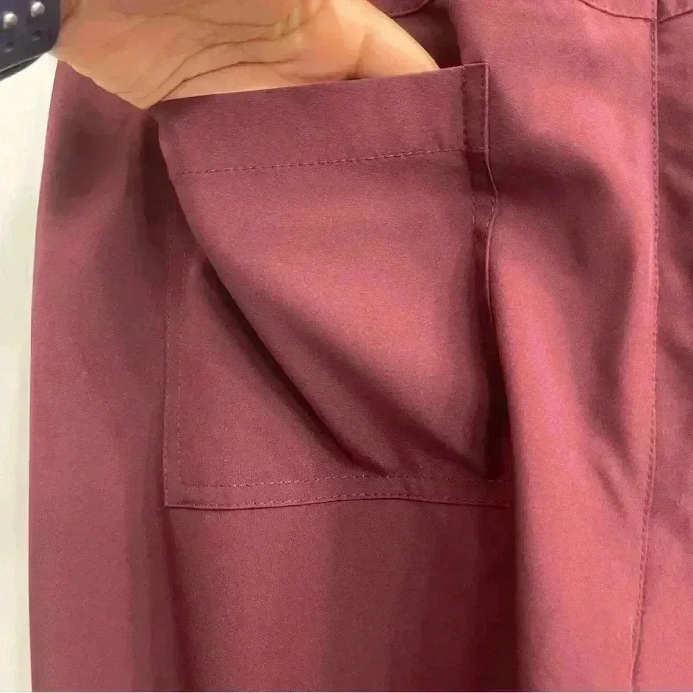 JOGGER PANTS (Burgundy) - Picture 8 of 11